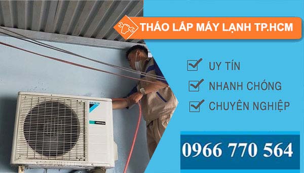 tháo lắp máy lạnh giá rẻ