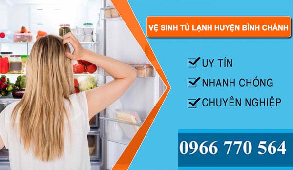 vệ sinh tủ lạnh huyện Bình Chánh