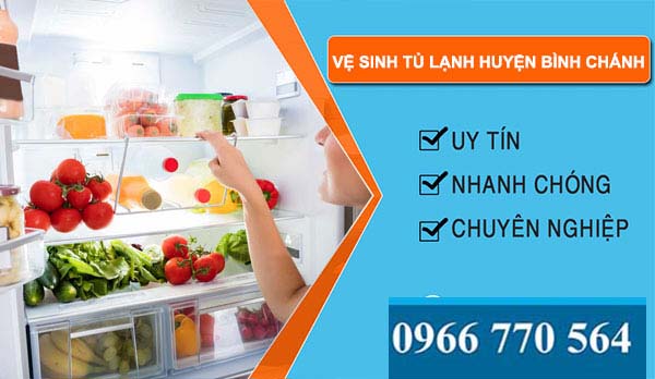 vệ sinh tủ lạnh huyện Bình Chánh giá rẻ