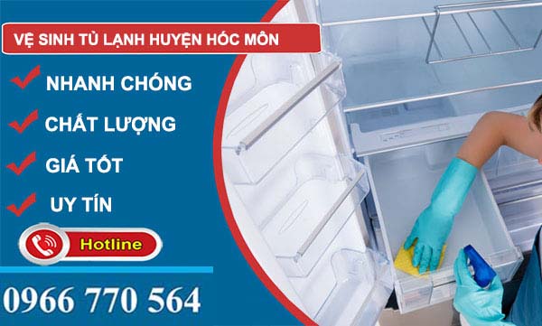 vệ sinh tủ lạnh huyện Hóc Môn uy tín