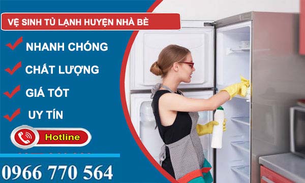 Vệ sinh tủ lạnh huyện Nhà Bè uy tín