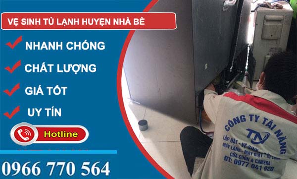 Vệ sinh tủ lạnh huyện Nhà Bè