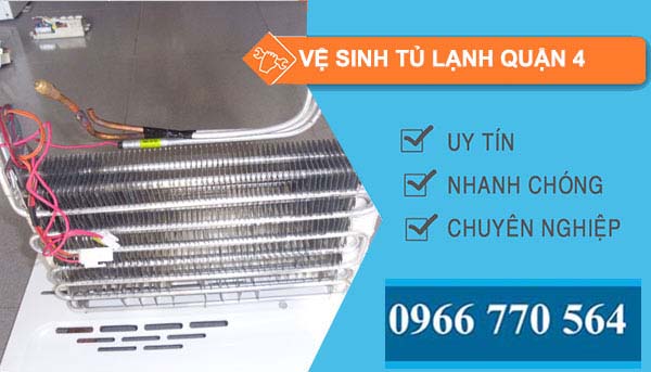 vệ sinh tủ lạnh Quận 4 uy tín