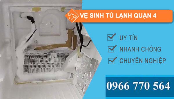 vệ sinh tủ lạnh Quận 4