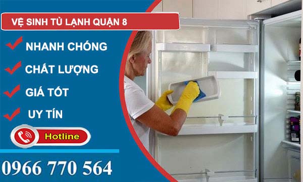 Vệ sinh tủ lạnh quận 8