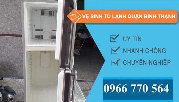 vệ sinh tủ lạnh quận bình thạnh giá rẻ