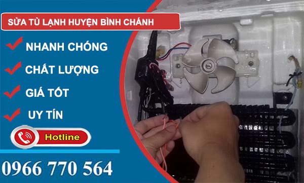 Sửa tủ lạnh huyện Bình Chánh giá rẻ