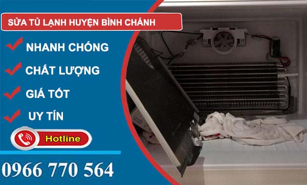 Sửa tủ lạnh tại nhà huyện Bình Chánh