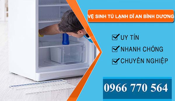 Vệ sinh tủ lạnh tại Dĩ An