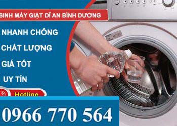 vệ sinh máy giặt Dĩ An Bình Dương