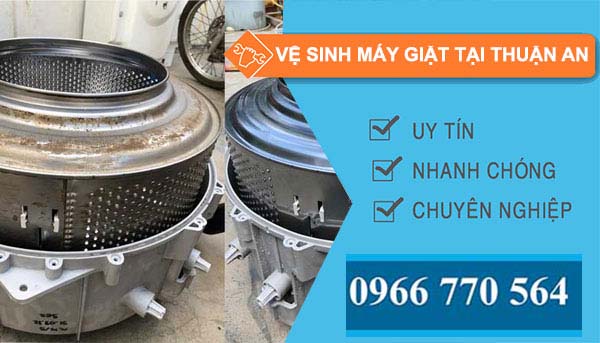 dịch vụ vệ sinh máy giặt tại Thuận An