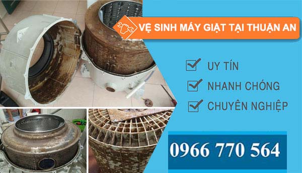 vệ sinh máy giặt Thuận An