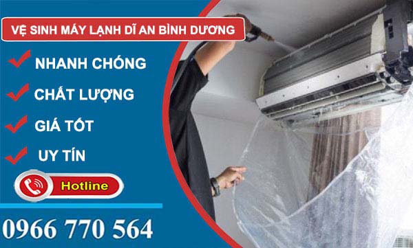 thợ Vệ sinh máy lạnh tại Dĩ An Bình Dương