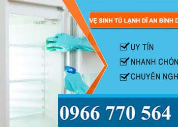 vệ sinh tủ lạnh tại Dĩ An