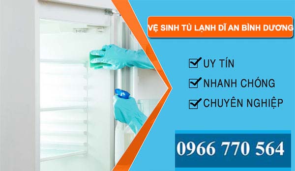 thợ Vệ sinh tủ lạnh tại Dĩ An