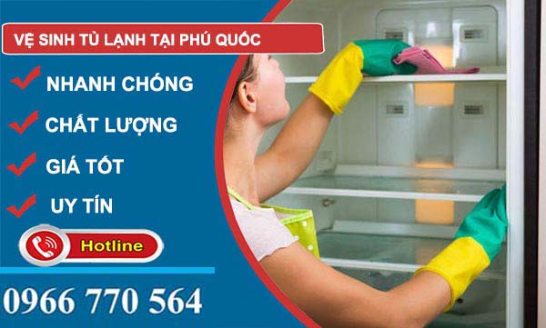 Vệ sinh tủ lạnh tại nhà Phú Quốc