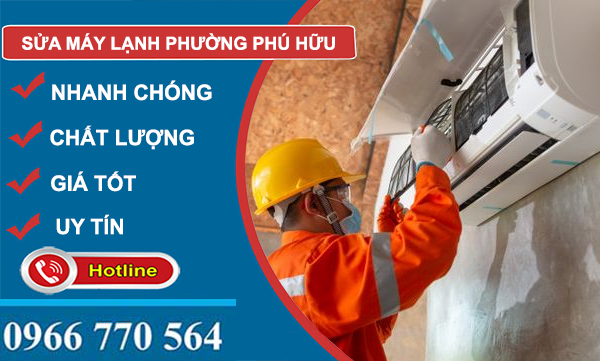 dịch vụ sửa máy lạnh phường phú hữu