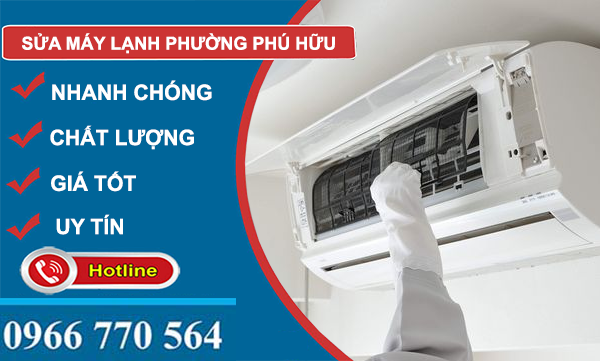 sửa máy lạnh phường phú hữu