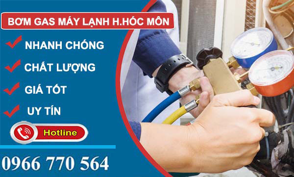 bơm gas máy lạnh huyện hóc môn