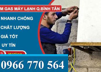 bơm gas máy lạnh quận bình tân