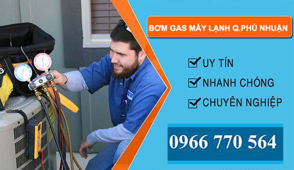 dịch vụ bơm gas máy lạnh quận tân bình