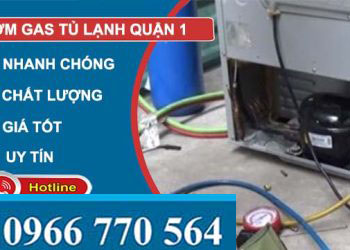 bơm gas tủ lạnh quận 1