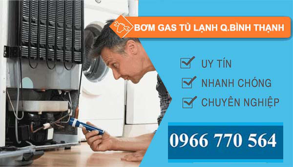 bơm gas tủ lạnh quận bình thạnh