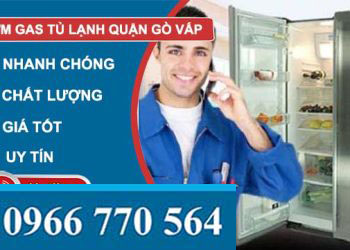 bơm gas tủ lạnh quận gò vấp