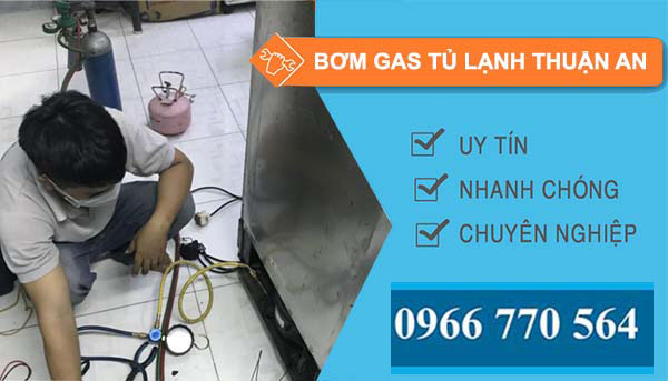 bơm gas tủ lạnh thuận an