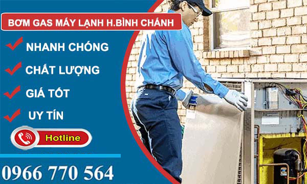 dịch vụ bơm gas máy lạnh huyện bình chánh