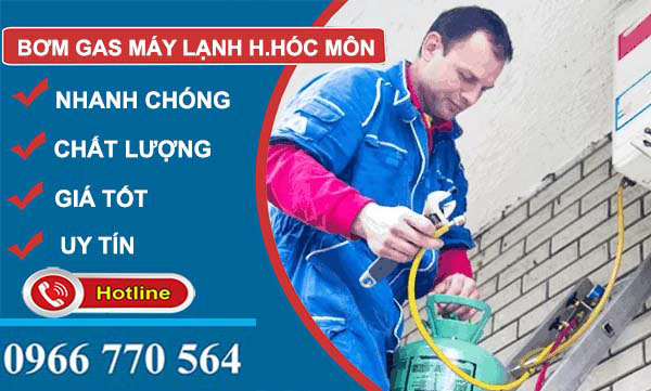 dịch vụ bơm gas máy lạnh huyện hóc môn