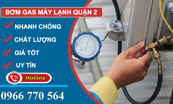 bơm gas máy lạnh quận 2