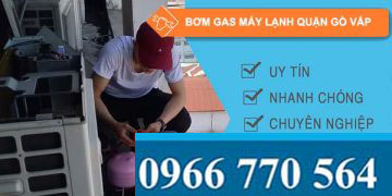 bơm gas máy lạnh quận gò vấp