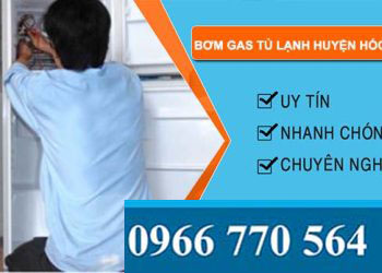 dịch vụ bơm gas tủ lạnh huyện hóc môn