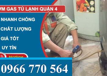 dịch vụ bơm gas tủ lạnh quận 4