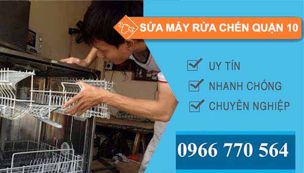 dịch vụ sửa máy rửa chén quận 10