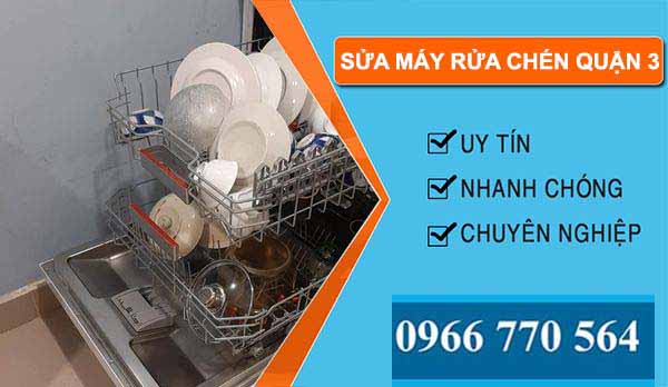 sửa máy rửa chén quận 3