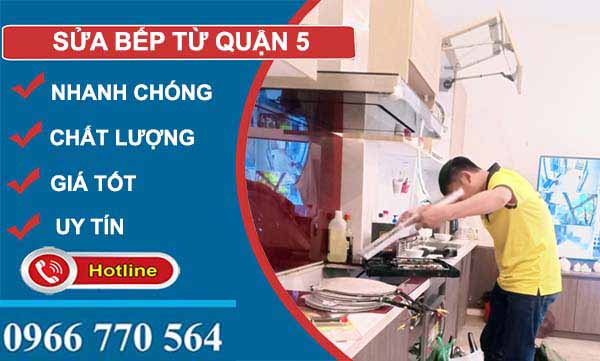 sửa bếp từ quận 5