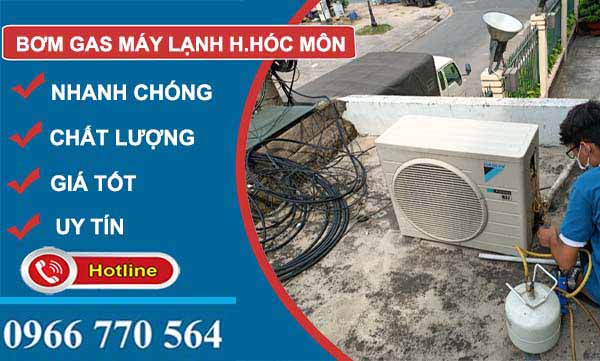 thi công bơm gas máy lạnh huyện hóc môn