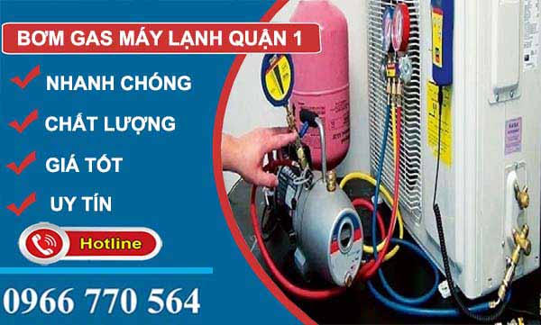 thi công bơm gas máy lạnh quận 1