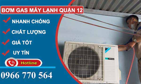 thi công bơm gas máy lạnh quận 12