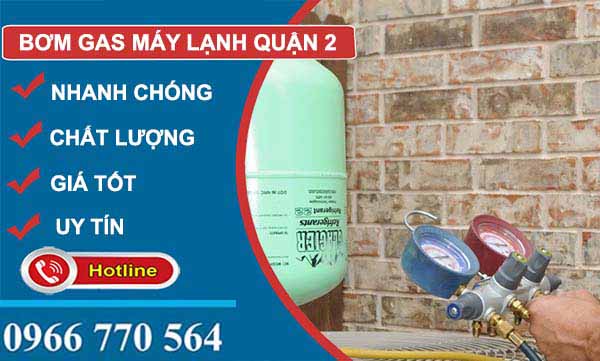 thi công bơm gas máy lạnh quận 2