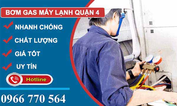 thi công bơm gas máy lạnh quận 4