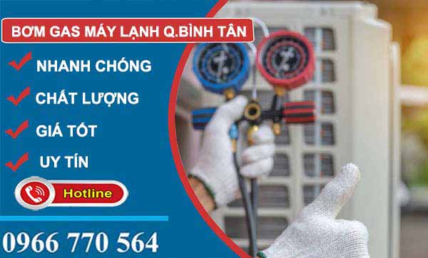 thi công bơm gas máy lạnh quận bình tân