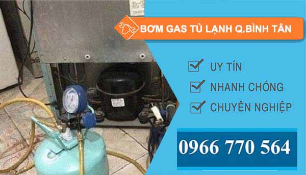 thi công bơm gas tủ lạnh quận bình tân