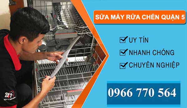 thi công sửa máy rửa chén quận 5