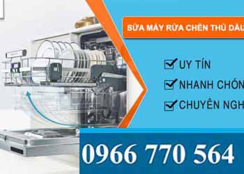 thi công sửa máy rửa chén thủ dầu một