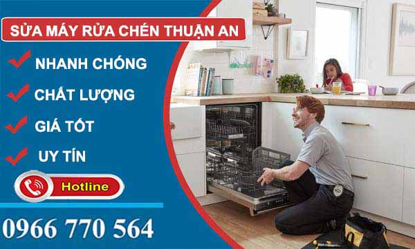 thi công sửa máy rửa chén thuận an