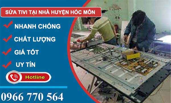 thi công sửa tivi tại nhà huyện hóc môn