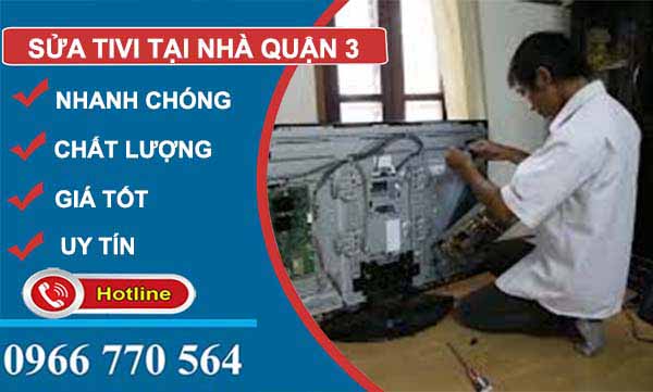 thi công sửa tivi tại nhà quận 3